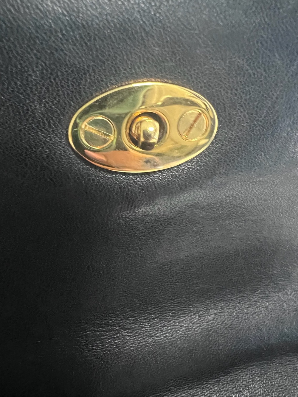 Preloved Vintage Bally Black Quilted Top-Handle Women's Bag with Gold Hardware - Picture 13 of 16